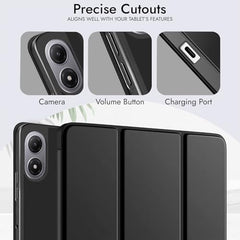 Robustrion Cover for Redmi Pad 2 Pro 12.1 inch Cover Case with Pencil Holder, Trifold Cover Case for Redmi Pad 2 Pro 5G Tablet Cover [Auto Sleep Wake Support] - Black