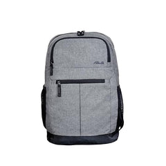 ASUS AP1601 Laptop Backpack for Up to 16-Inch Laptops, 18L Capacity, Water-Repellent Polyester,Dedicated Laptop Compartment,Multiple Organizer Pockets,Luggage Strap, Grey, for College, Office & Travel