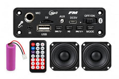 Bluetooth MP3 Player Kit with 3 Inch Full Range Speakers, 4Ω 3W