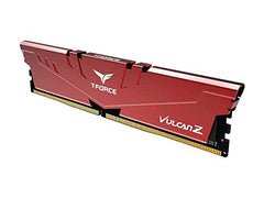 TeamGroup T-Force Vulcan Z 8GB 3200MHz (3200MT/s) CL16 Grey DDR4 UDIMM Desktop Gaming Memory, Metal Heatsink, Supports XMP 2.0, Compatible with Intel/AMD CPU, High Performance, Low Latency RAM Module