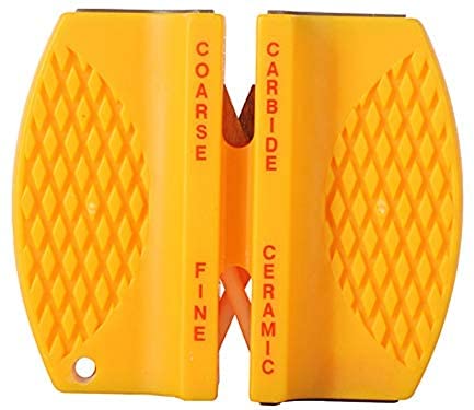 SYGA 1 Piece Mini Ceramic Carbide Knife Sharpener Pocket Knives Sharpening Tool(Assorted Color)
