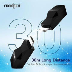 Frontech HDMI Extender 30M | Full HD 1080p@60Hz | HDMI Over Cat5e/Cat6 | Plug & Play | No Power Required | Wide Compatibility | 2 Year Warranty (NC-0080)