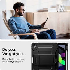Spigen Flip case for iPad Air 11 inch M4 (2026), iPad Air 11 inch M3/M2 (2025-2024), 10.9 inch 5th/4th Gen (2022/2020), Trifold, Pencil Holder, Full Cover(Liquid Air Folio) - Black