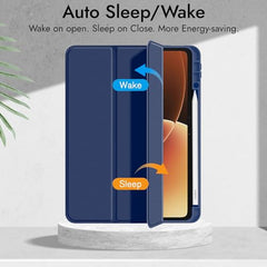 Robustrion Cover for Xiaomi Mi Pad 8/8 Pro/Xiaomi Pad 7/7 Pro 11.2 inch Cover Case with [Pencil Holder], Trifold Flip Case Cover for Xiaomi Pad 7/8 Cover [Auto Sleep Wake] - Black