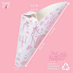 SaniGirl Pee Funnels for Women & Girls, Female Urination Device, 10+10 Pack