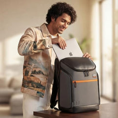 Urban Jungle by Safari Gateway 30L Premium Laptop Backpack for Men and Women | 15.6 Inch Laptop Sleeve | Water Resistant | Office & Travel Bag | Premium Polyester Work Bag | Black