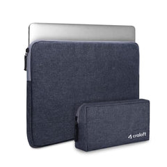 Craloft Laptop Sleeve Cover Bag for 16 Inch MacBook Pro with Charger Pouch – Slim, Water-Resistant & Protective Case – Perfect for Office & Travel Use