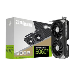 ZOTAC Gaming GeForce RTX 5060 Twin Edge 8GB Graphics Card - Black | 8 GB | DLSS4 | GDDR7 | PCIE 5.0 | SFF Ready | 3840 CUDA Cores | ZT-B50600E-10M | Only Graphics Card with 5 Year Warranty