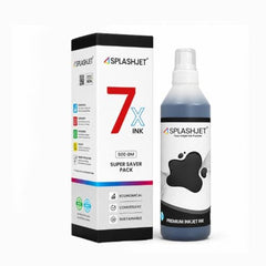 Splashjet 011/012 Compatible Refill Ink for Epson L8180 / L8160 Printer – Compatible Ink Bottle for Epson 011/012 Ink Code (70gm x C/M/Y/BK/PB/GY) Ink Bottle – 502373
