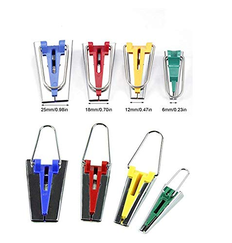 SYGA Fabric Bias Tape Maker Tool 6mm 12mm 18mm 25mm Sewing Quilting/Fabric Sewing Quilting Bias Binding Set
