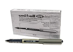 uni-ball Eye UB157 0.7 mm Roller Ball Pens, Black Ink, Pack of 3