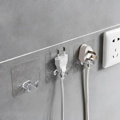 Shivstor 15 Pack Self Adhesive WallHook Heavy DutyHook for Hanging Without Drilling Transparent Nail Free StickyHook Strong Wall Hanger Set of 15 FlowerHook for Kitchen Bathroom Home Storage