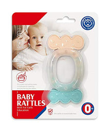 SYGA 1 Piece Baby Rattle Toy Plastic PP boilable and sterilizable BPA Free Toy_ABCD