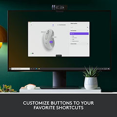 Logitech Signature M650 Wireless Mouse - for Small to Medium Sized Hands, 2-Year Battery, Silent Clicks, Customisable Side Buttons, Bluetooth -Graphite