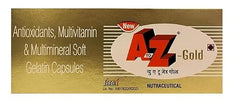 New A to Z Gold 15 Capsules- For Antioxidant, Multivitamin & Multimineral, Vitamin C