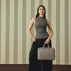 Miraggio Laptop Messenger Bag For Women Office Use With Sling & Top Handle