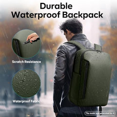 BANGE Durable Business Smart Backpack for Men and Women，can holds 15.6 Inches Laptop Backpack, Waterproof Commute Work Travel Backpack, Flight Carry-On (blue)