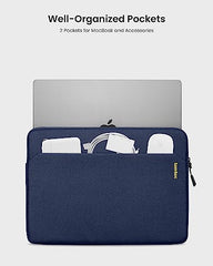 tomtoc Slim Laptop Sleeve for 14-inch MacBook Pro M2/M1 Pro/Max A2779 A2442 2023-2021, Water-Resistant Protective Case for 13-inch MacBook Air/Pro M2/M1 with a Hard Cover, Laptop Accessory Bag