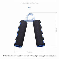 MOMISY Foam Hand Grip Strengthener/Training/Hand Exercise/Hand Gripper/Forearm Exerciser for Finger Exercise/Gym Workout Equipment to Use in Home and Gym for Men/Women (Blue)
