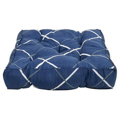 Kuber Industries Pack of 2 Square Chair Pad/Cushion|Quilted Microfiber Fabric & Solid Color|Soft & Comfortable Sitting|Size 45 x 45 x 7 CM (Grey)