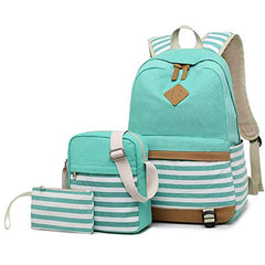 MOMISY Backpack Purse Combo Women Multipurpose Rucksack Design Handbag Shoulder Bag and Coin Purse/Pouch 3 in 1 Travel Daypack Bag Ladies Girls College School Bag - Green