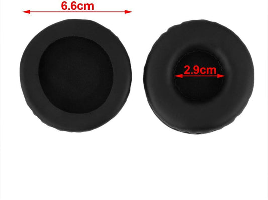 SYGA Headset Ear Cushion Pads Compatible with Sony DR-BT101/DR220DP/Boat Rockerz 600(Black)