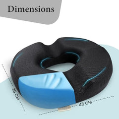 Sleepsia Donut Pillow for Tailbone Pain |1 Year Warranty| Coccyx Seat Cushion for Chair-Hemorrhoid& Piles Pillow-Car Seat Donut Cushion Hemorrhoids Fistula Prostate Post Relief (Memory Foam)