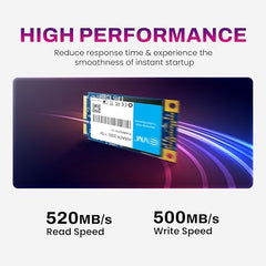 EVM 1TB mSATA Internal SSD | 3D NAND Storage | Up to 520MB/s Read 320MB/s Write | Laptop Ultrabook Upgrade | 5 Year Warranty (EVMMS/1TB)