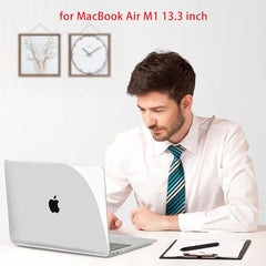 ZORBES® Laptop Cover 13.3 Inch for MacBook Air M1 A2337 A2179 A1932 Mac Book Air 13 Inch Case Compatible with Apple 2020 2019 2018 Release Waterproof Clear Plastic Hard Shell Case Cover Protector