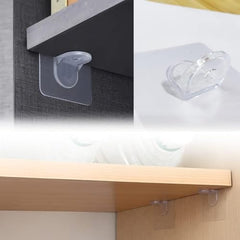 Shivstor 15 Pack Self Adhesive WallHook Heavy DutyHook for Hanging Without Drilling Transparent Nail Free StickyHook Strong Wall Hanger Set of 15 FlowerHook for Kitchen Bathroom Home Storage