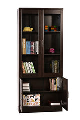 DeckUp Versa Engineered Wood Book Shelf and Display Unit (Dark Wenge, Matte Finish)