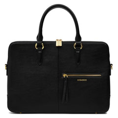 Miraggio Laptop Messenger Bag For Women Office Use With Sling & Top Handle
