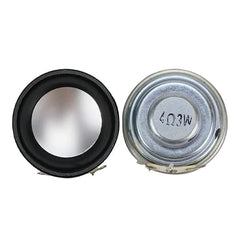 Erh India 1 Pc 1.5 inch Speaker 40 mm Diameter 4 Ohm 3W for DIY Bluetooth Speaker, Electronic Projects etc.