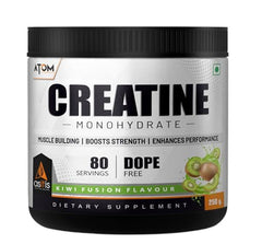 AS-IT-IS ATOM Creatine Monohydrate 100g - 32 Servings |Blue Razz Flavour
