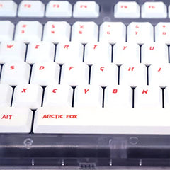 Arctic Fox Crystal Wired Keyboard (Grey)