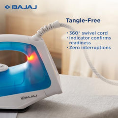 Bajaj MX 2 Neo Steam Iron | 1250W Powerful Performance | Multiple Steam Functions | Non‑Stick Soleplate | Adjustable Temperature | Ergonomic Grip | Anti‑Drip Protection | 1‑Year Warranty