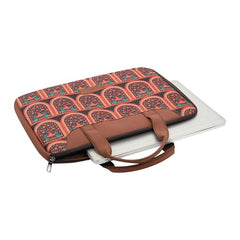 Tabelito Laptop Sleeve Bag 13" to 15.6 inch for Women Jute and Vegan Leather Office Everyday Handbags