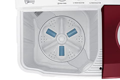 Samsung 8 kg, 5 star, Semi-Automatic Top Load Washing Machine (WT80C4200GG/TL, Air Turbo Drying, Light Gray, 5 Year Warranty on Wash Motor)