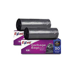 Ezee Live Life Ezee Way Garbage Bags for Dustbin/Trash Bag|30 count|Medium 19 X 21 Inches