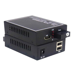 XIKKART 60M HDMI Extender Repeater Transmitter/Sender + Receiver Over Cat5 / Cat6 Upto 60 Meters (60M Extender Over Single CAT5/6 Cable) Supports 3D & Full HD1080p for TV Projector, HDTV, DVR