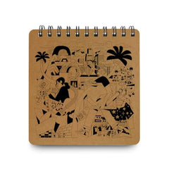 PaperO Mini Sketchbook Pack of 2, Dreams | 15 x 15 cm, Spiral Bound, 40 Sheets Each, For Artists, Students & Doodling