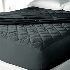 Cloth Fusion Cotton Waterproof Mattress Protector, King 78x72 in | Navy Blue,100% Cotton Top, 150 GSM Polyfill, Leakproof TPU, Hypoallergenic, Elastic Fit, Quilted Bed Cover Protector