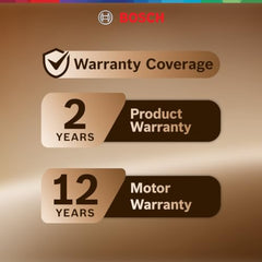Bosch 12 kg (washer), 7 kg (Dryer) Front Load Fully Automatic Washer Dryer Machine, AI ActiveWater, Inbuilt heater, 14 Wash Programs, 66L Large Drum, Cast Iron Grey, WNA2740RIN (2026 model)