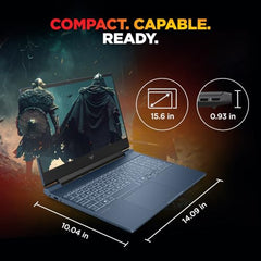 HP Smartchoice Victus, 13th Gen i7-13620H, 6GB RTX 4050, 16GB DDR4(Upgradeable) 512GB SSD, 144Hz, 300nits, 15.6''/39.6cm, Win11, Office24, Mica Silver, 2.3kg, fa2100tx, Xbox Gamepass* Gaming Laptop