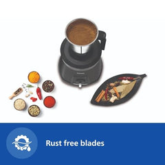 Philips HL7579/00 600 Watt Turbo Juicer Mixer Grinder with 3 Jars -Blend and Carry, Nutri Juicer Jar, Multi Purpose jar