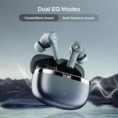 boAt 2026 Launch Nirvana Ion TWS Earbuds (Lunar Black) | Massive 120 Hours Playtime, Quad Mics ENx™ Tech, Multipoint Connectivity, In-Ear Detection, Dual EQ Modes, and BEAST™ Mode