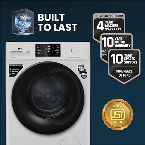 IFB 6 Kg 5 Star, DeepClean® Technology, AI Powered, Fully Automatic Front Load Washing Machine (DIVA GXN 6010 CMS, PowerSteam®, 9 Swirl, Steam Refresh, Inbuilt Heater, Eco Inverter, Grey)