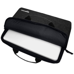 Amazon Basics Laptop Bag Sleeve Case Cover Pouch with Handle for Men & Women | 15.6 Inch Laptop with Padded Laptop Compartment | Zipper Closure | Water Repellent Nylon Fabric (Black)