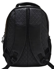 F Gear CEO Brown 25L Medium Laptop backpack Fits upto 16" Laptop faux Artificial Leather Water resistant lightweight, Gifts for Men Women Boys Girls Adults, College/School/Tuition/Travel Bag