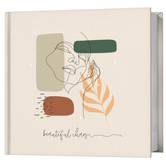 Zaslan Paper - Artist Sketchbook - Square - 120 Gsm - Drawing Sketchbook - 88 Pages/44 Sheets - Hard Bound Drawing Book - Size 21.5 X 21.5 Cm (Face Aura), Acrylic